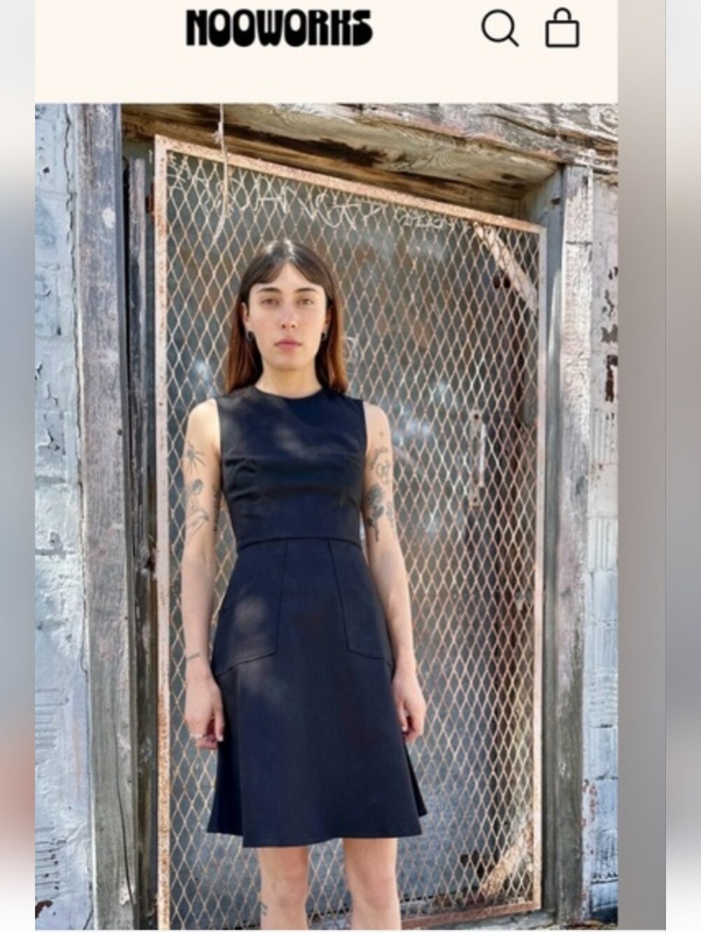 Nooworks Black Edie Dress